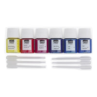 Χρώματα για ελαφριά υφάσματα Pebeo Setacolor 6 x 20 ml