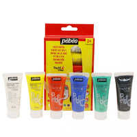 Χρώματα για τα δάχτυλα Pebeo Tactilcolor 6 x 20 ml
