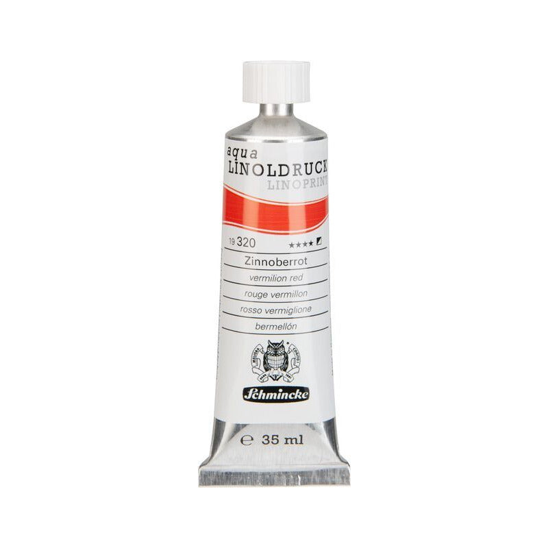 Χρώματα λινογραφίας Schmincke aqua-LINOPRINT 35 ml – 320 Κιννάβαρι κόκκινο