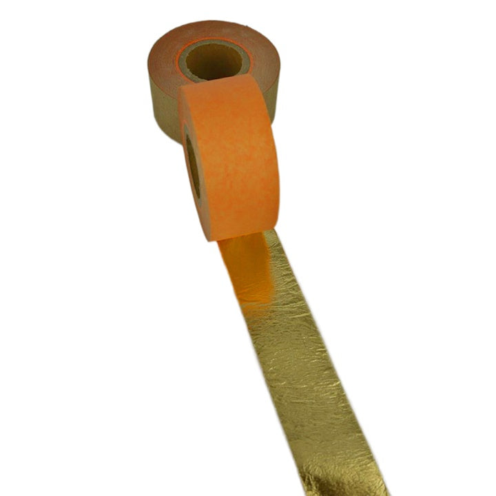 Χρυσές μεταλλικές φέτες σε ρολό 2,5 cm x 50 m