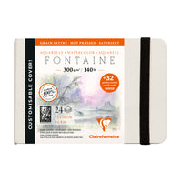 Clairefontaine Fontaine βιβλίο ακουαρέλας HP 300 g 24 φύλλα σκληρό εξώφυλλο