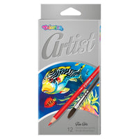 Colorino Artist Μολύβια ακουαρέλας με πινέλο σετ