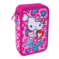Colorino διπλή γεμάτη κασετίνα Jumper 2 Hello Kitty – Hello Kitty Ροζ