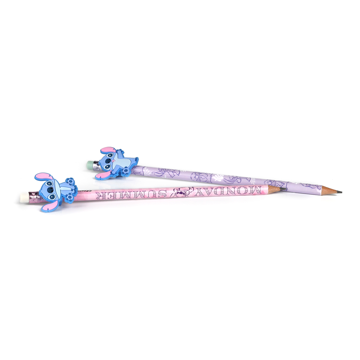 Colorino σετ μολύβια Stitch Pastel 3, στρογγυλά με γόμα