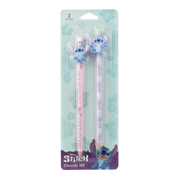 Colorino σετ μολύβια Stitch Pastel 3, στρογγυλά με γόμα