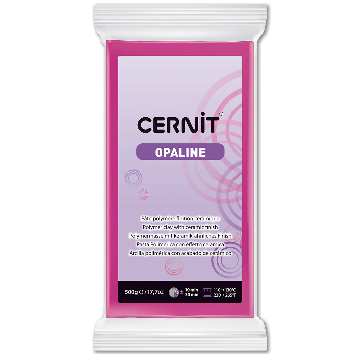 CERNIT Opaline Polymer Clay 500 g – Magenta