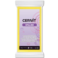 CERNIT Opaline Polymer Clay 500 g – Primary Yellow