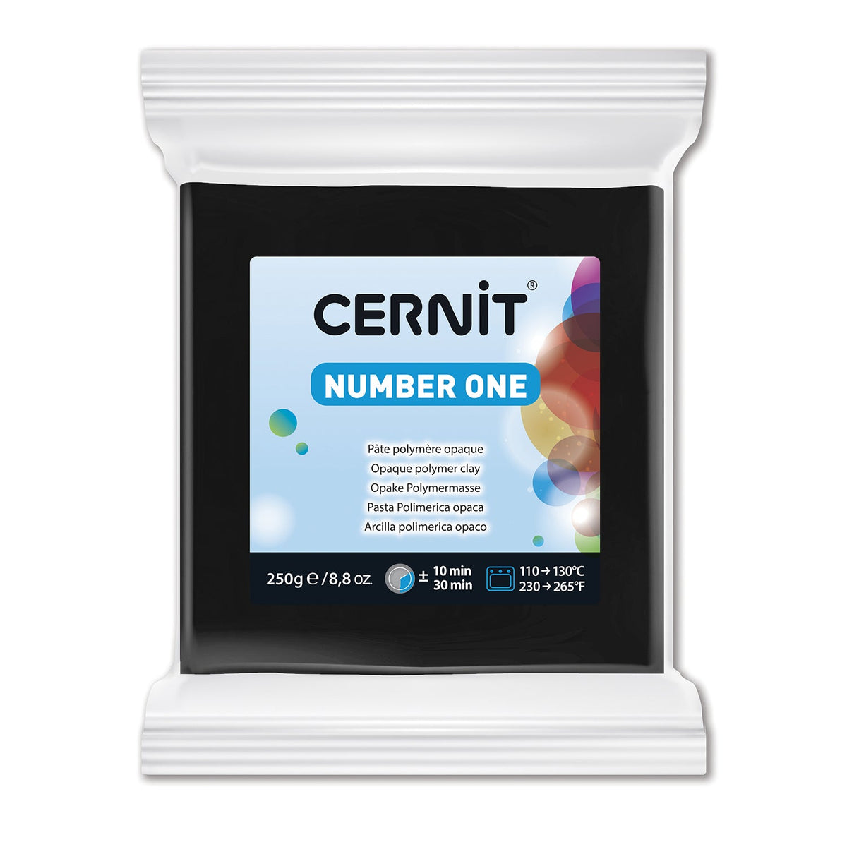 Παστα μοντελισμου Cernit NUMBER ONE 250g | διαλεξτε το χρωμα – Black