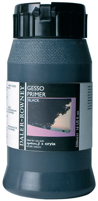 DALER ROWNEY D&R Artist μαύρο gesso 500 ml
