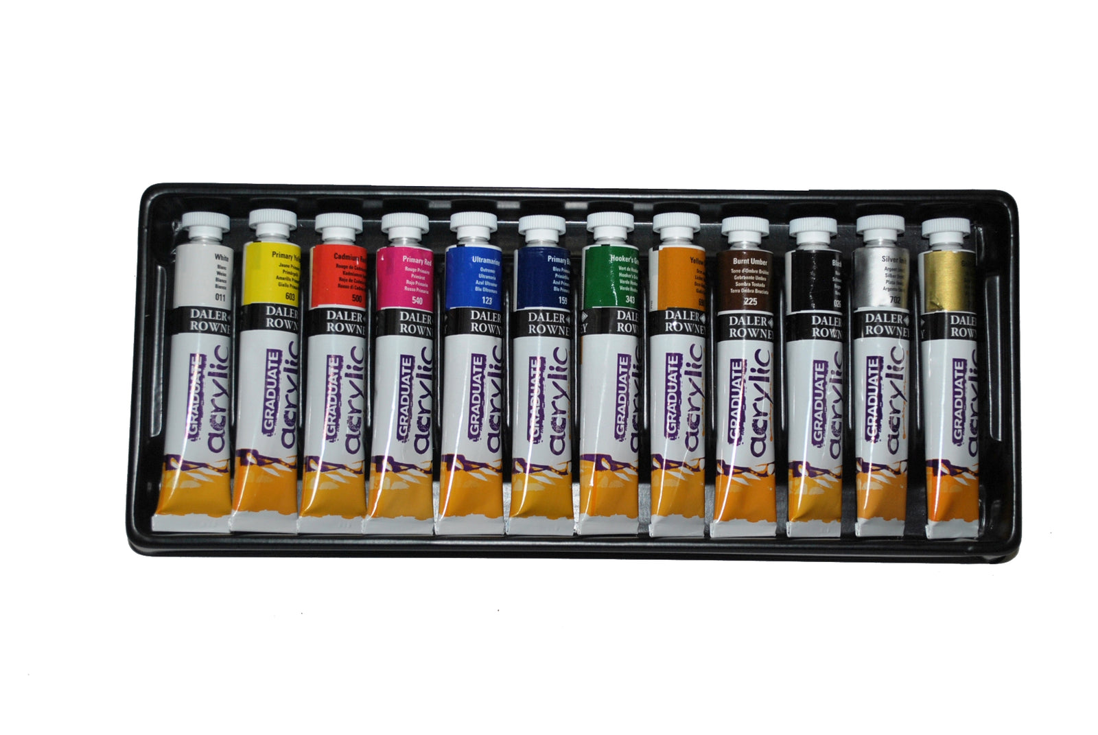 DALER ROWNEY Graduate σετ ακρυλικών χρωμάτων 12 x 22 ml