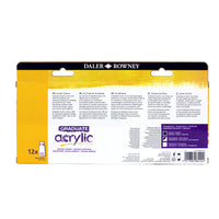 DALER ROWNEY Graduate σετ ακρυλικών χρωμάτων 12 x 22 ml