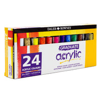 Σετ ακρυλικών χρωμάτων DALER ROWNEY Graduate 24 x 22 ml