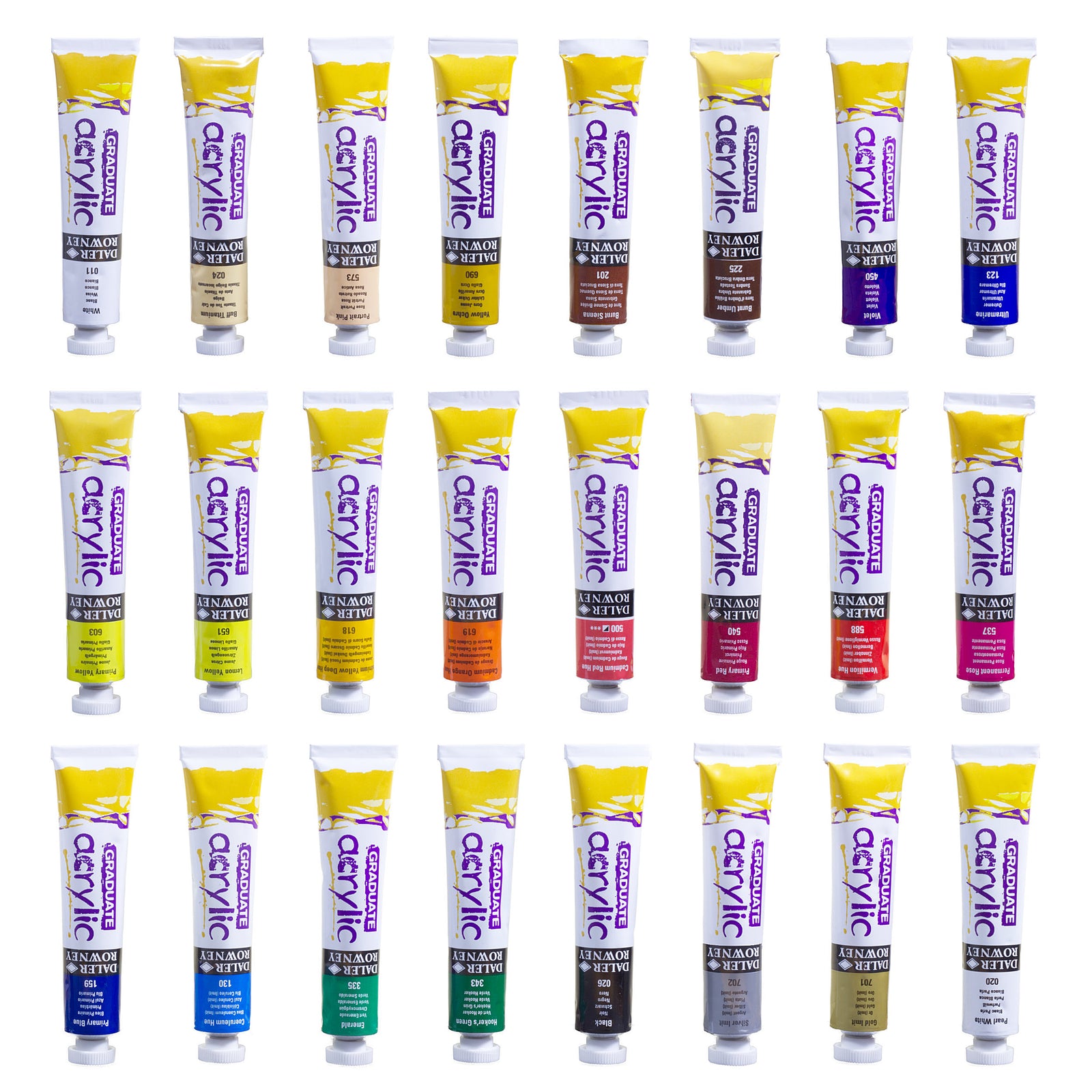 Σετ ακρυλικών χρωμάτων DALER ROWNEY Graduate 24 x 22 ml