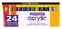 Σετ ακρυλικών χρωμάτων DALER ROWNEY Graduate 24 x 22 ml
