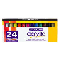 Σετ ακρυλικών χρωμάτων DALER ROWNEY Graduate 24 x 22 ml