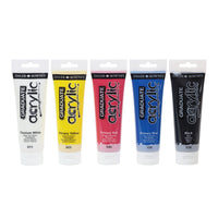DALER ROWNEY Graduate σετ ακρυλικών χρωμάτων 5 x 120 ml