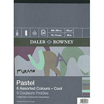 Χαρτί παστέλ DALER ROWNEY Murano Cool 40,6 x 30,5 cm, 160 g - 30 φύλλα