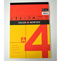 Μπλοκ σχεδίου DALER ROWNEY Red & Yellow A4, 150 g, 25 φύλλα, κολλητό