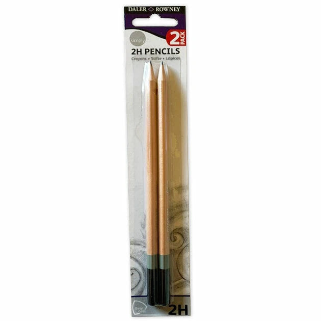 Μολύβια γραφίτη DALER ROWNEY Simply 2H - 2 τεμ.