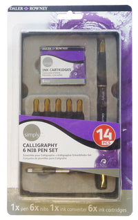 Σετ καλλιγραφίας DALER ROWNEY Simply 14 τμχ με αξεσουάρ