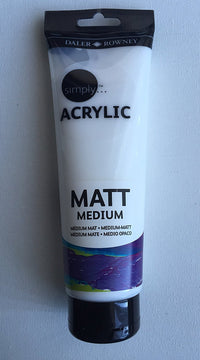 DALER ROWNEY Simply ματ ακρυλικό μέσο 250 ml