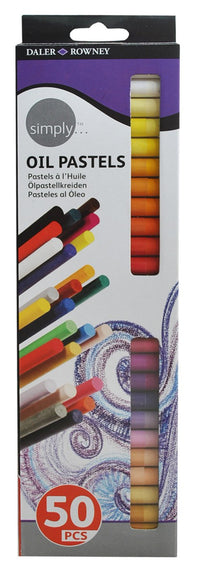 Λαδοπαστέλ DALER ROWNEY Simply – σετ 50 τεμ.