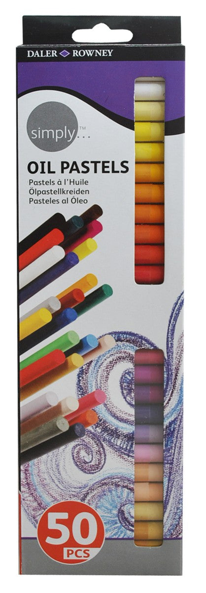 Λαδοπαστέλ DALER ROWNEY Simply – σετ 50 τεμ.