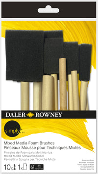 Daler-Rowney Simply σετ σφουγγαράκια εφαρμογής με λαβή 10 τμχ
