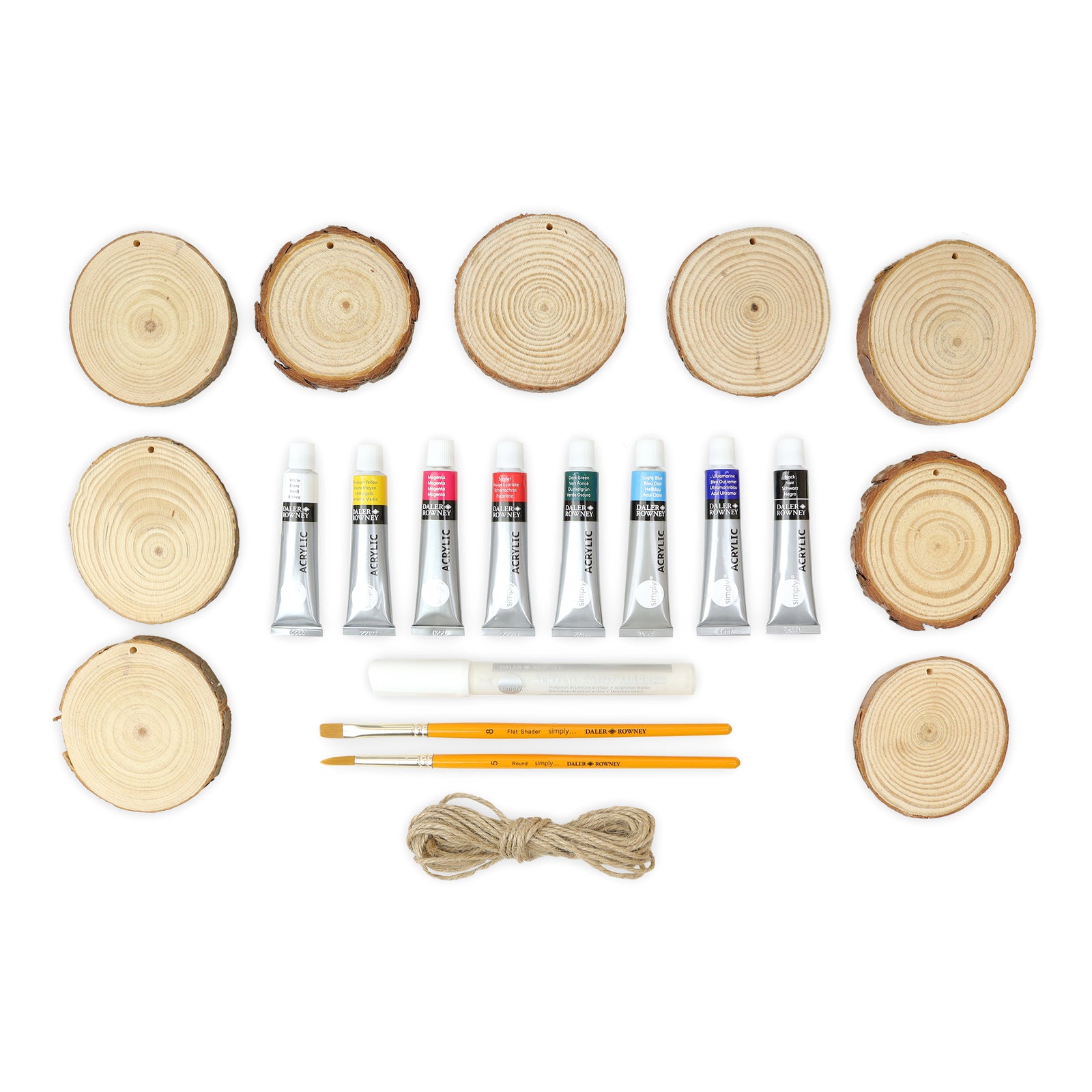 DALER ROWNEY Simply σετ ζωγραφικής σε ξύλο