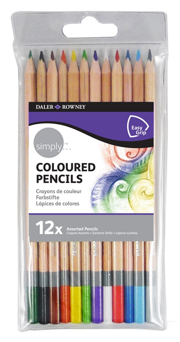 DALER ROWNEY D&R Simply σετ ξυλομπογιές 12 τεμ