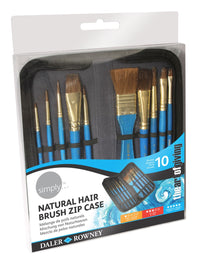 DALER ROWNEY Simply σετ πινέλων ακουαρέλας σε θήκη – 10 τμχ
