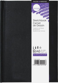 Μπλοκ σχεδίου DALER ROWNEY Simply έξτρα λευκό 100 g/m² 54 φύλλα A6 βιβλιοδεσία