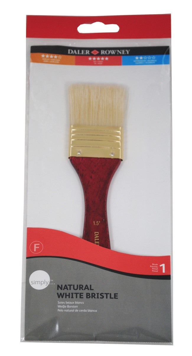 DALER ROWNEY Simply πινέλο με φυσική τρίχα χοίρου και κοντή λαβή