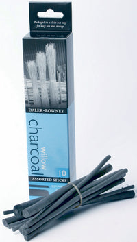Κάρβουνα σχεδίου DALER ROWNEY διάφορα μεγέθη 2-10 mm - 10 τμχ