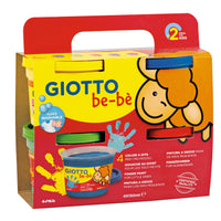 Δακτυλομπογιές GIOTTO be-bè 4 x 150 ml