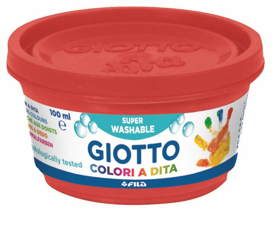 Δακτυλομπογιές GIOTTO Be-Be 6 x 100 ml