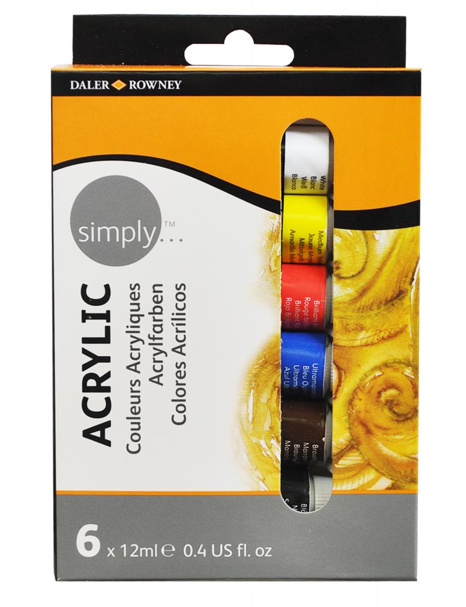 Daler-Rowney ακρυλικο Σετ 6 x 12ml