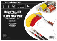 DALER ROWNEY αποσπώμενη παλέτα μίας χρήσης για λάδι 35,5 x 25,4 cm, 50 φύλλα