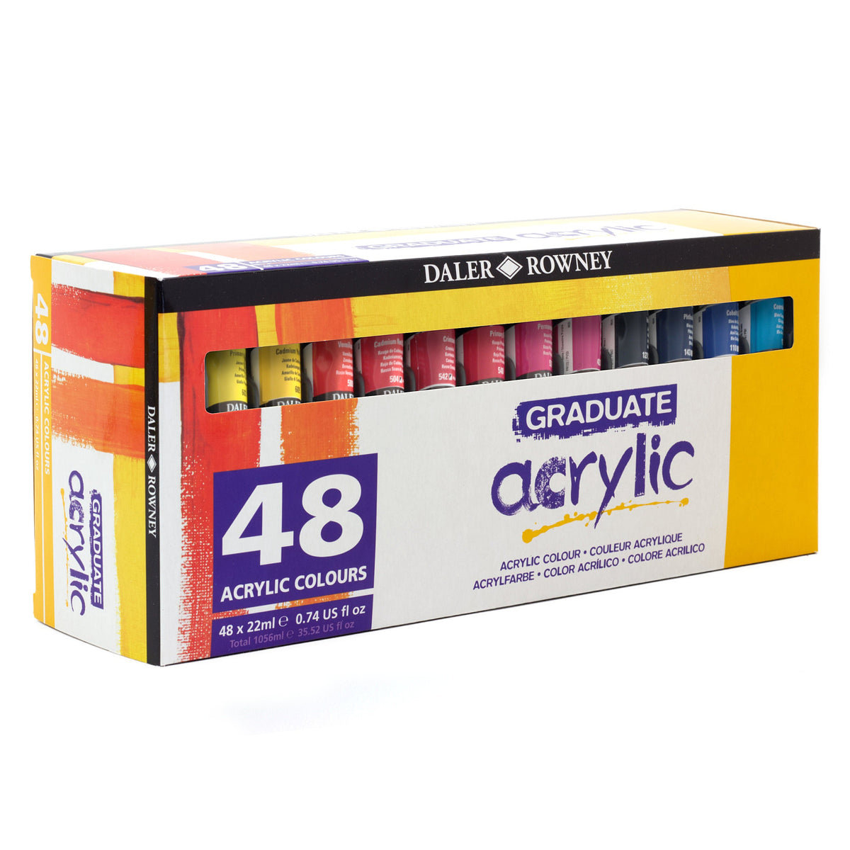 DALER ROWNEY Graduate σετ ακρυλικών χρωμάτων 48 x 22 ml
