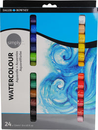 Daler- Rowney - Σετ ακουαρελες 24 x 12ml
