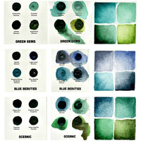 DANIEL SMITH Κάρτες ακουαρέλας με τελείες MINERAL MARVELS