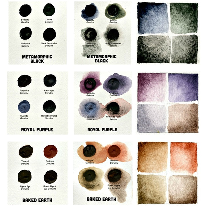 DANIEL SMITH Κάρτες ακουαρέλας με τελείες MINERAL MARVELS