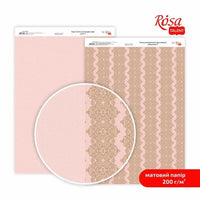 Δαντέλα A4 χαρτιά scrapbooking | Διάφορα σχέδια