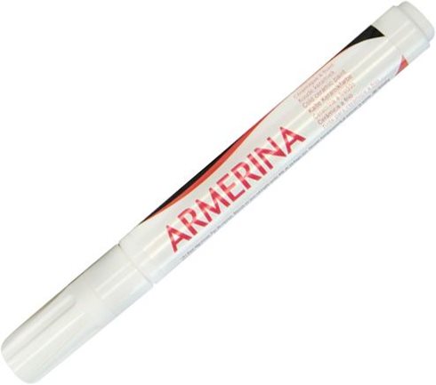DARWI ARMERINA Μαρκαδοροι πορσελανης 2 mm / 6 ml – ασπρο