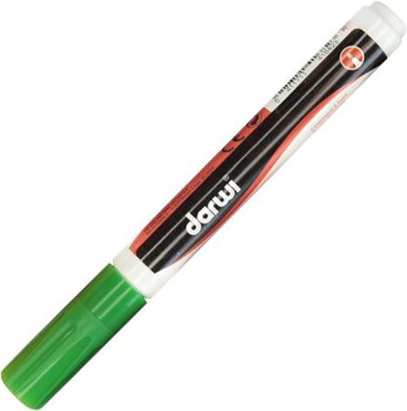 DARWI ARMERINA Μαρκαδοροι πορσελανης 2 mm / 6 ml – μεσαιο πρασινο