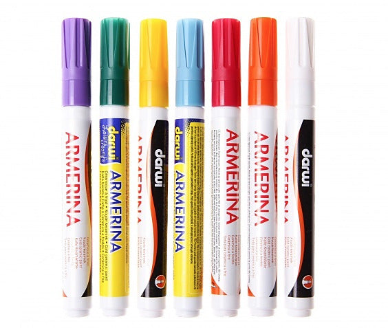 DARWI ARMERINA Μαρκαδοροι πορσελανης 2 mm / 6 ml | διαλεξτε χρωμα