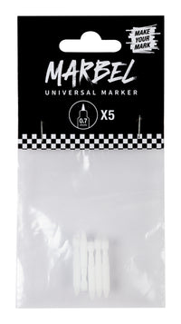 Ανταλλακτικές μύτες DARWI Marbel 0,7 mm – 5 τμχ