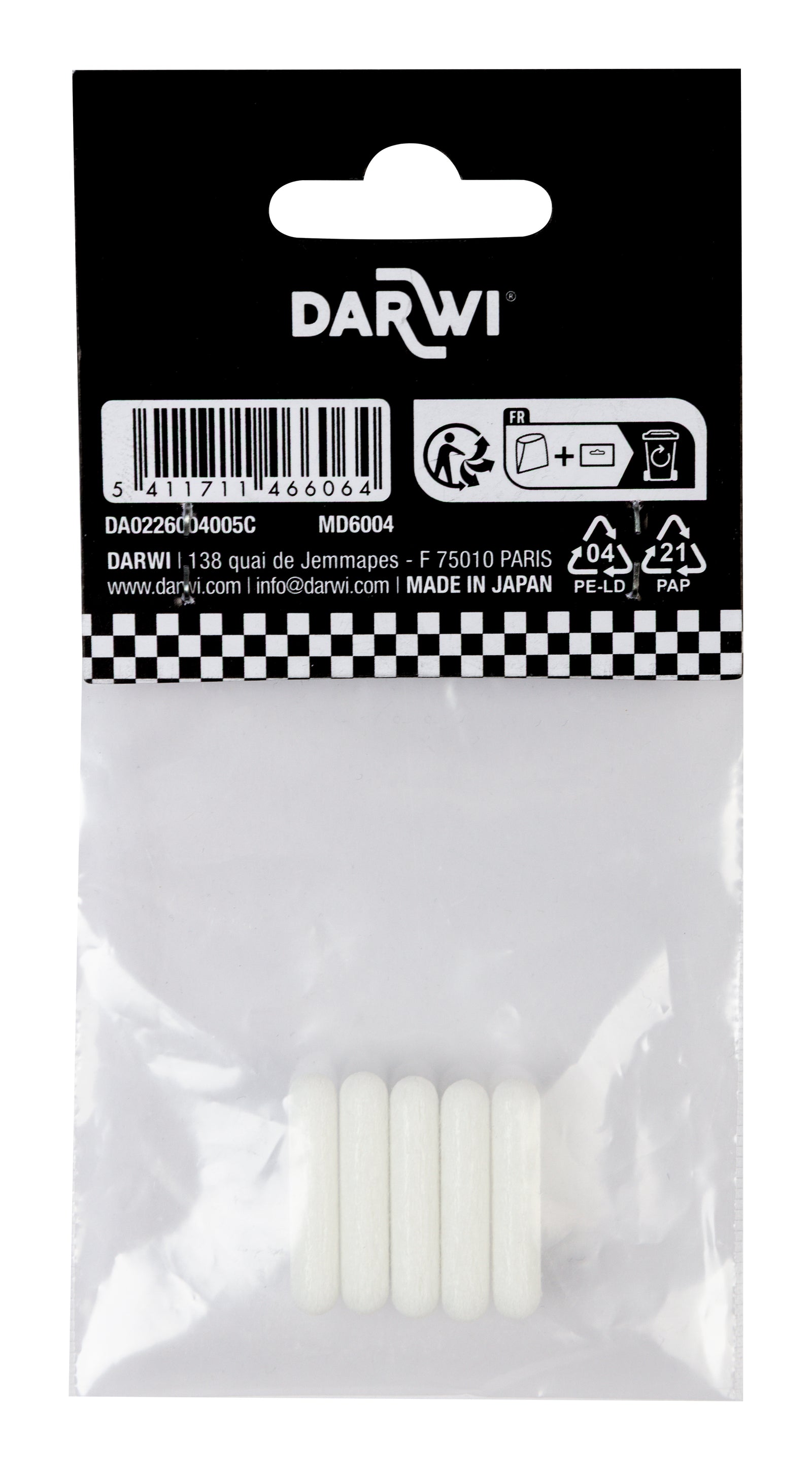 DARWI Marbel ανταλλακτικές μύτες 4 mm – 5 τμχ