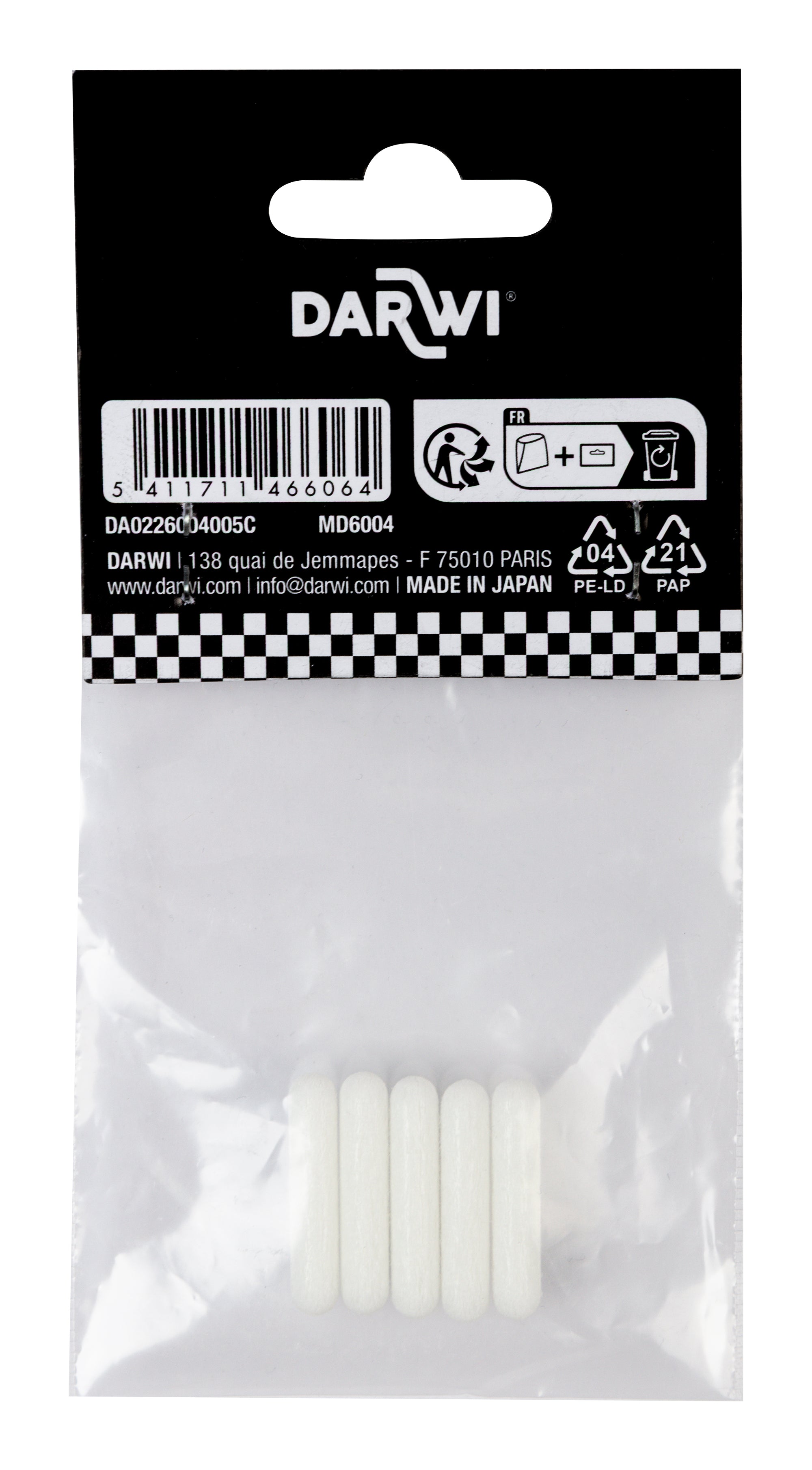 DARWI Marbel ανταλλακτικές μύτες 4 mm – 5 τμχ