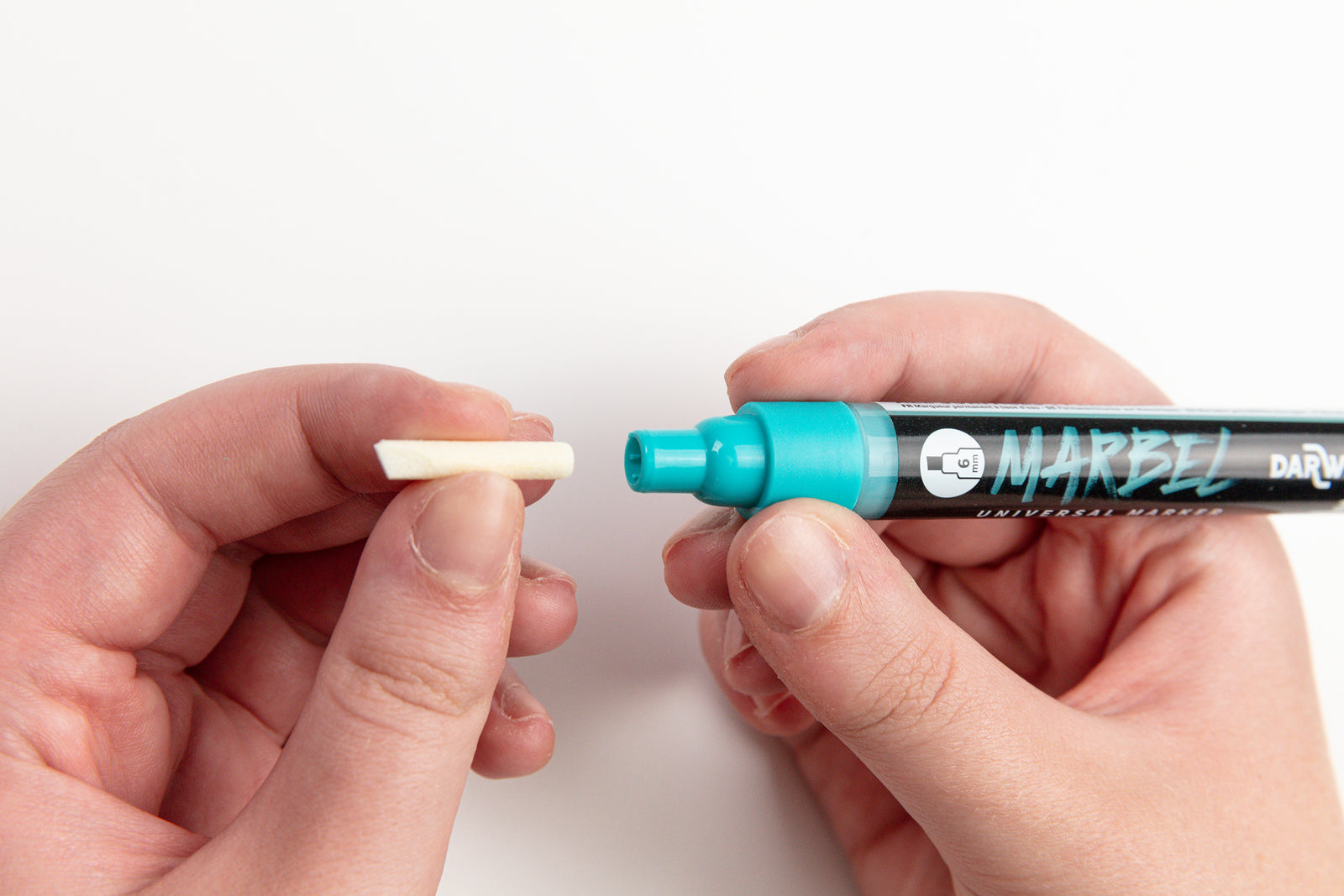 Ανταλλακτικές μύτες για μαρκαδόρους DARWI Marbel 6 mm – 5 τμχ